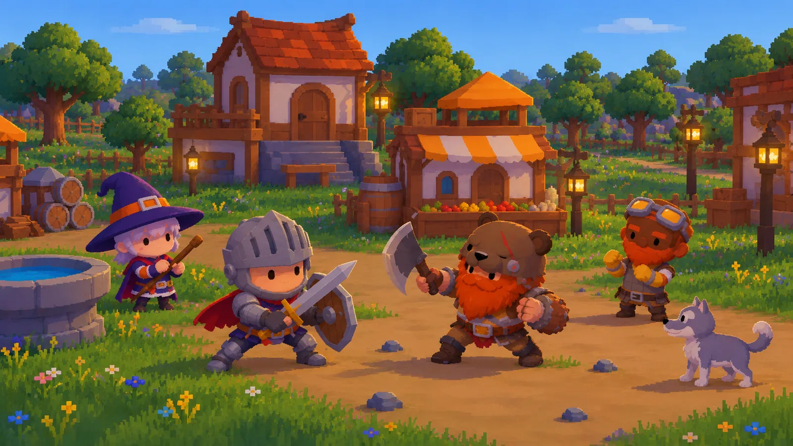 Defending the village